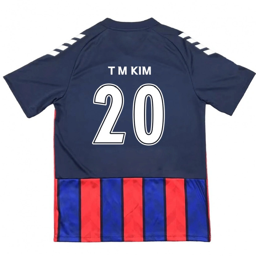 Danxen Kinder Tae-Min Kim #20 Off-White Rot Heimtrikot Trikot 2025/26 T-Shirt