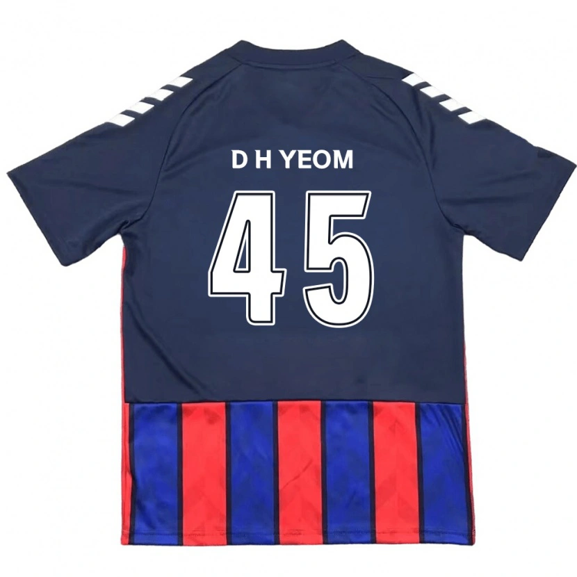 Danxen Kinder Do-Hyeon Yeom #45 Off-White Rot Heimtrikot Trikot 2025/26 T-Shirt