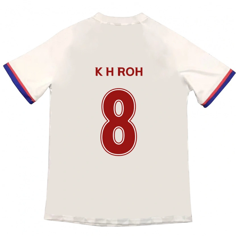 Danxen Kinder Kyung-Ho Roh #8 Königsblau Rot Auswärtstrikot Trikot 2025/26 T-Shirt