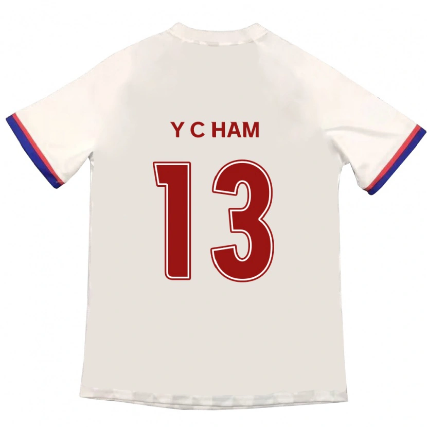 Danxen Kinder Young-Chan Ham #13 Königsblau Rot Auswärtstrikot Trikot 2025/26 T-Shirt