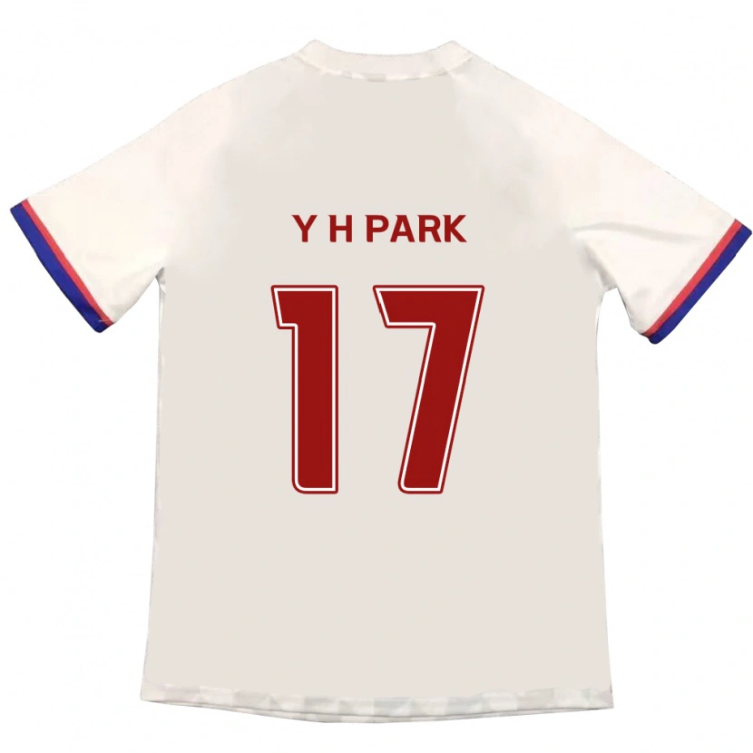 Danxen Kinder Yong-Hui Park #17 Königsblau Rot Auswärtstrikot Trikot 2025/26 T-Shirt