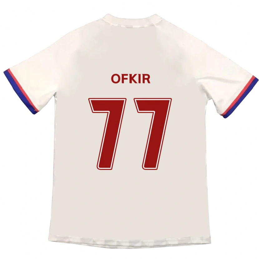 Danxen Kinder Mohamed Ofkir #77 Königsblau Rot Auswärtstrikot Trikot 2025/26 T-Shirt