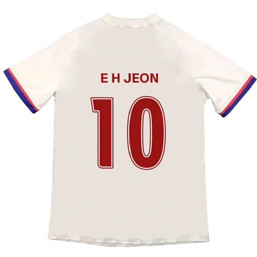 Danxen Kinder Jeon Eun-Ha #10 Königsblau Rot Auswärtstrikot Trikot 2025/26 T-Shirt