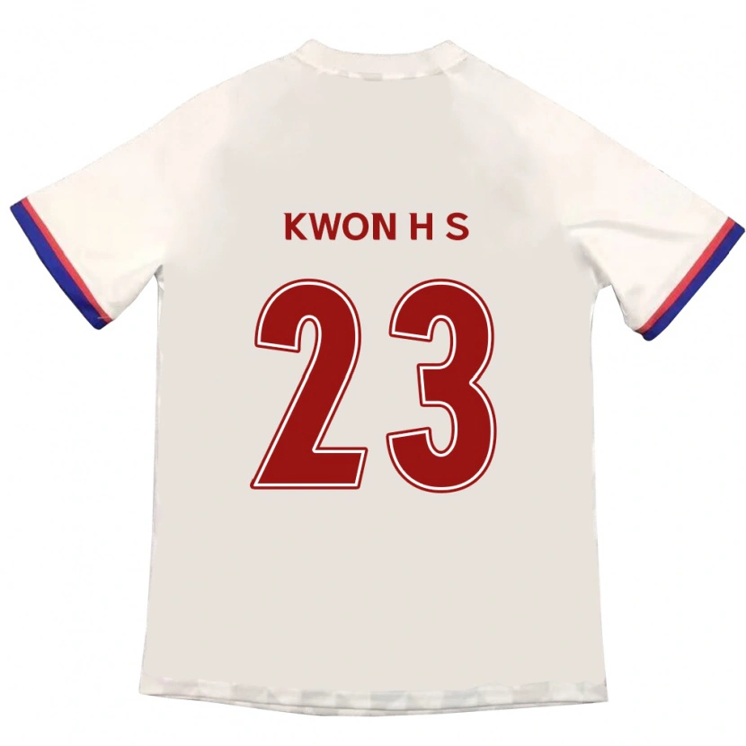 Danxen Kinder Kwon Hui-Seon #23 Königsblau Rot Auswärtstrikot Trikot 2025/26 T-Shirt