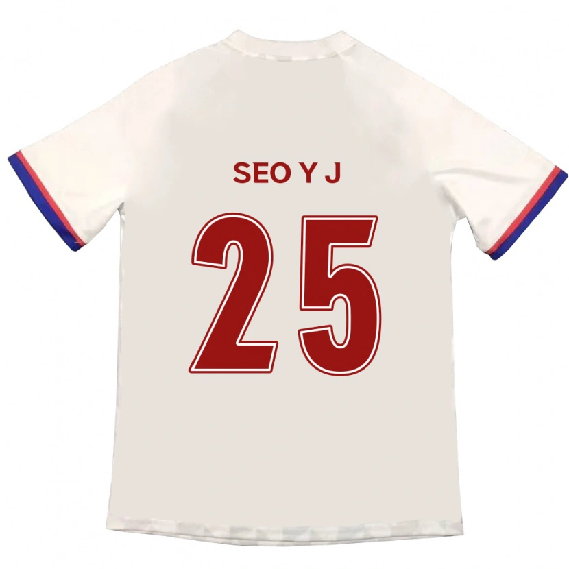 Danxen Kinder Seo Ye-Jin #25 Königsblau Rot Auswärtstrikot Trikot 2025/26 T-Shirt