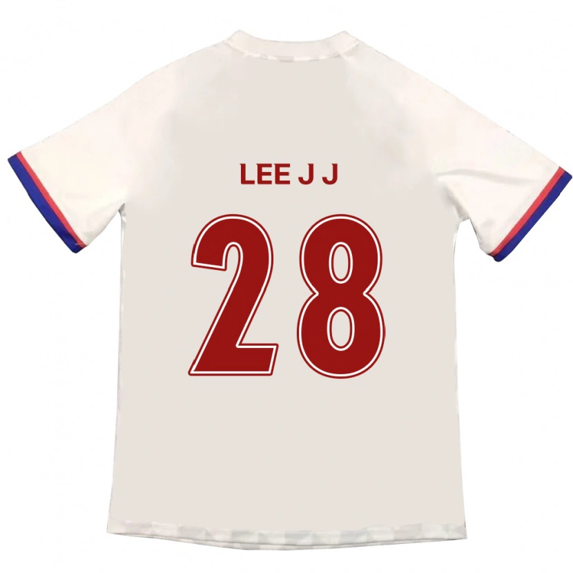 Danxen Kinder Lee Jin-Joo #28 Königsblau Rot Auswärtstrikot Trikot 2025/26 T-Shirt