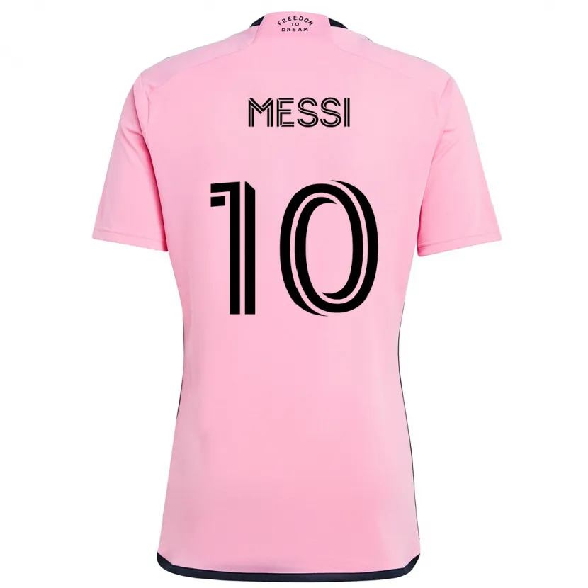 Danxen Kinder Lionel Messi #10 Rosa Heimtrikot Trikot 2024/25 T-Shirt