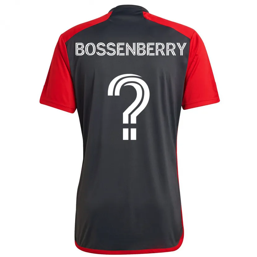 Danxen Kinder Antone Bossenberry #0 Grau Rot Heimtrikot Trikot 2024/25 T-Shirt