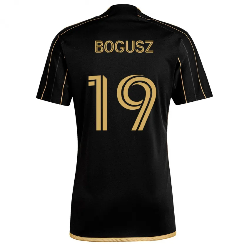 Danxen Kinder Mateusz Bogusz #19 Schwarzes Gold Heimtrikot Trikot 2024/25 T-Shirt