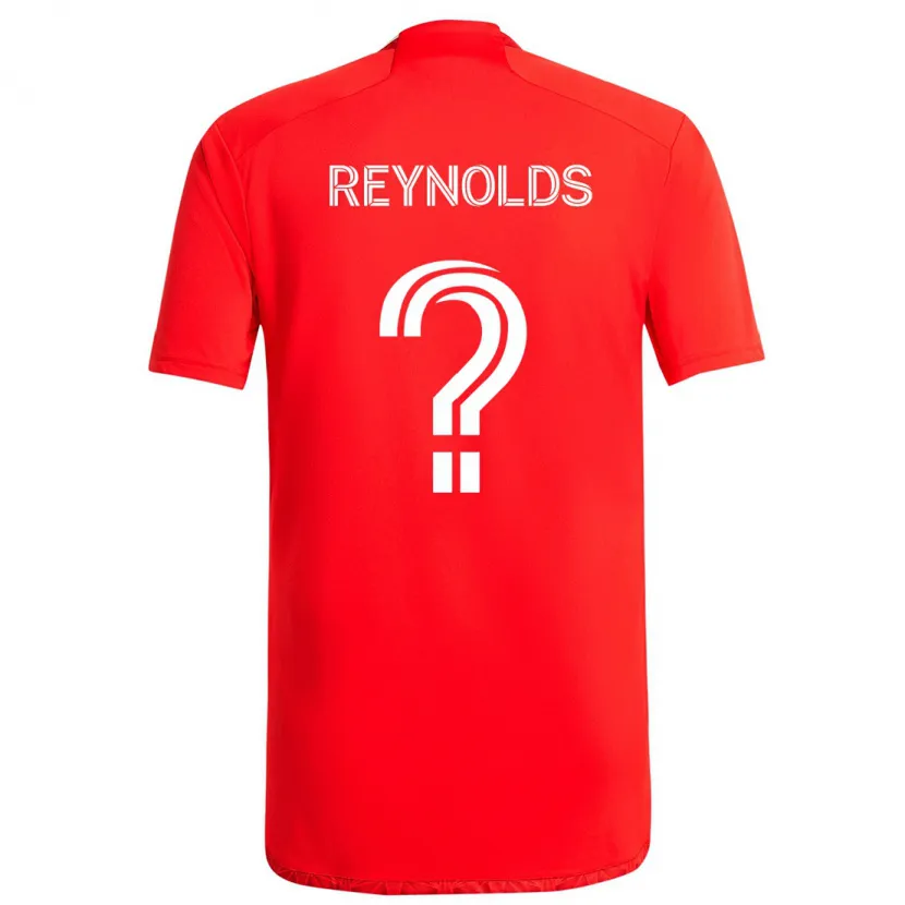 Danxen Kinder Justin Reynolds #0 Rot-Weiss Heimtrikot Trikot 2024/25 T-Shirt