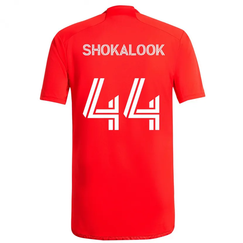 Danxen Kinder Jason Shokalook #44 Rot-Weiss Heimtrikot Trikot 2024/25 T-Shirt