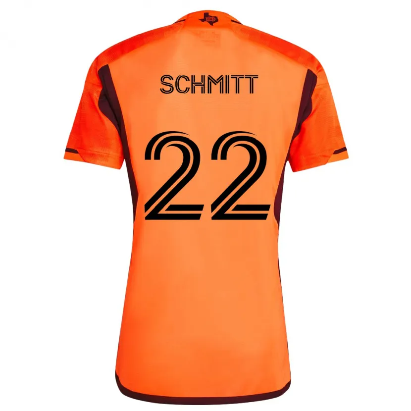 Danxen Kinder Tate Schmitt #22 Orange Schwarz Heimtrikot Trikot 2024/25 T-Shirt