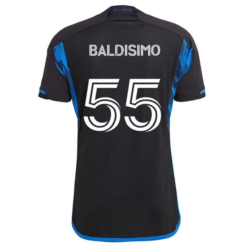 Danxen Kinder Michael Baldisimo #55 Blau Schwarz Heimtrikot Trikot 2024/25 T-Shirt