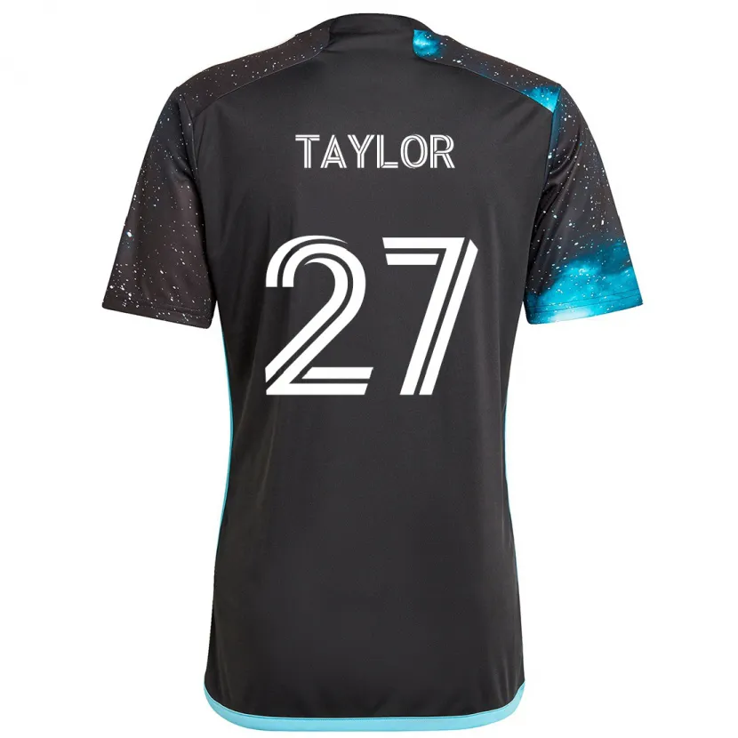 Danxen Kinder D.j. Taylor #27 Schwarz Blau Heimtrikot Trikot 2024/25 T-Shirt