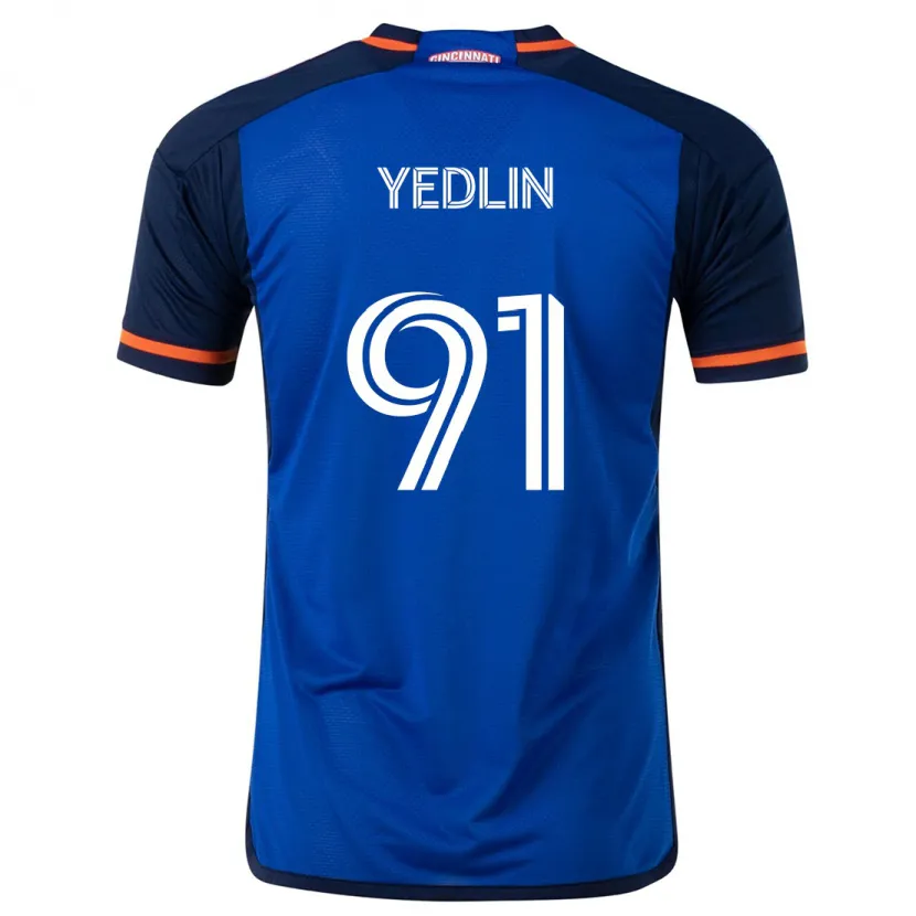 Danxen Kinder Deandre Yedlin #91 Blau Weiss Heimtrikot Trikot 2024/25 T-Shirt