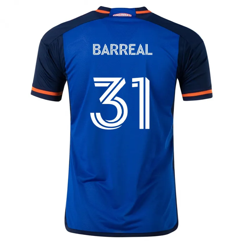 Danxen Kinder Álvaro Barreal #31 Blau Weiss Heimtrikot Trikot 2024/25 T-Shirt