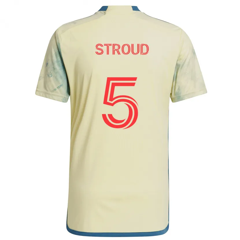 Danxen Kinder Peter Stroud #5 Gelb Rot Blau Heimtrikot Trikot 2024/25 T-Shirt