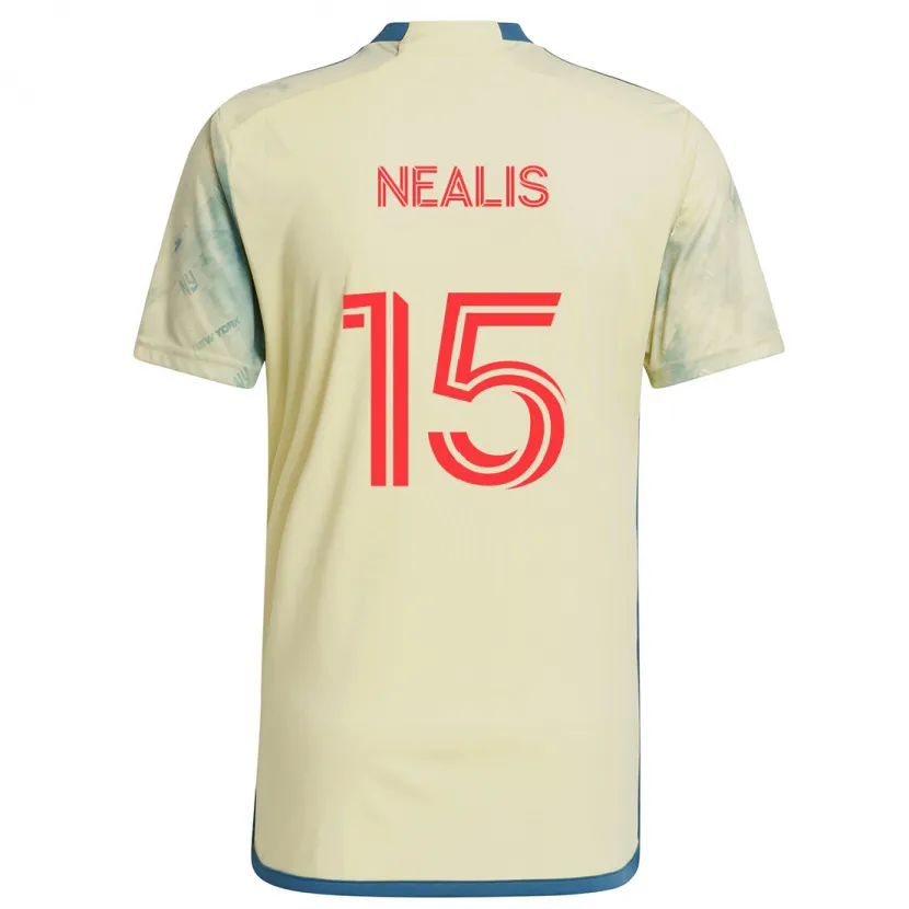 Danxen Kinder Sean Nealis #15 Gelb Rot Blau Heimtrikot Trikot 2024/25 T-Shirt