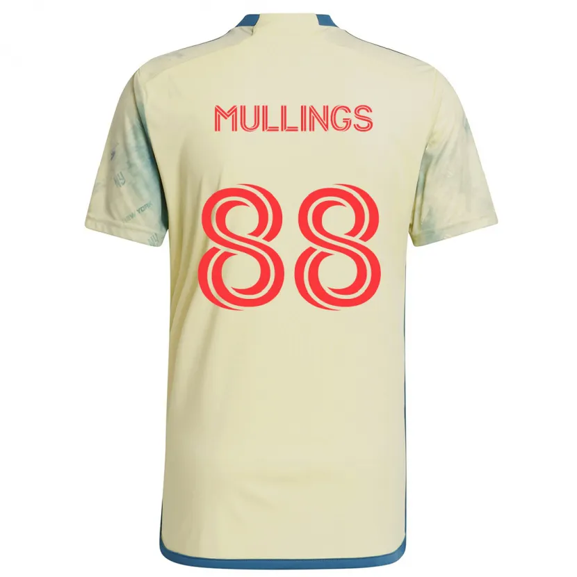 Danxen Kinder O'vonte Mullings #88 Gelb Rot Blau Heimtrikot Trikot 2024/25 T-Shirt