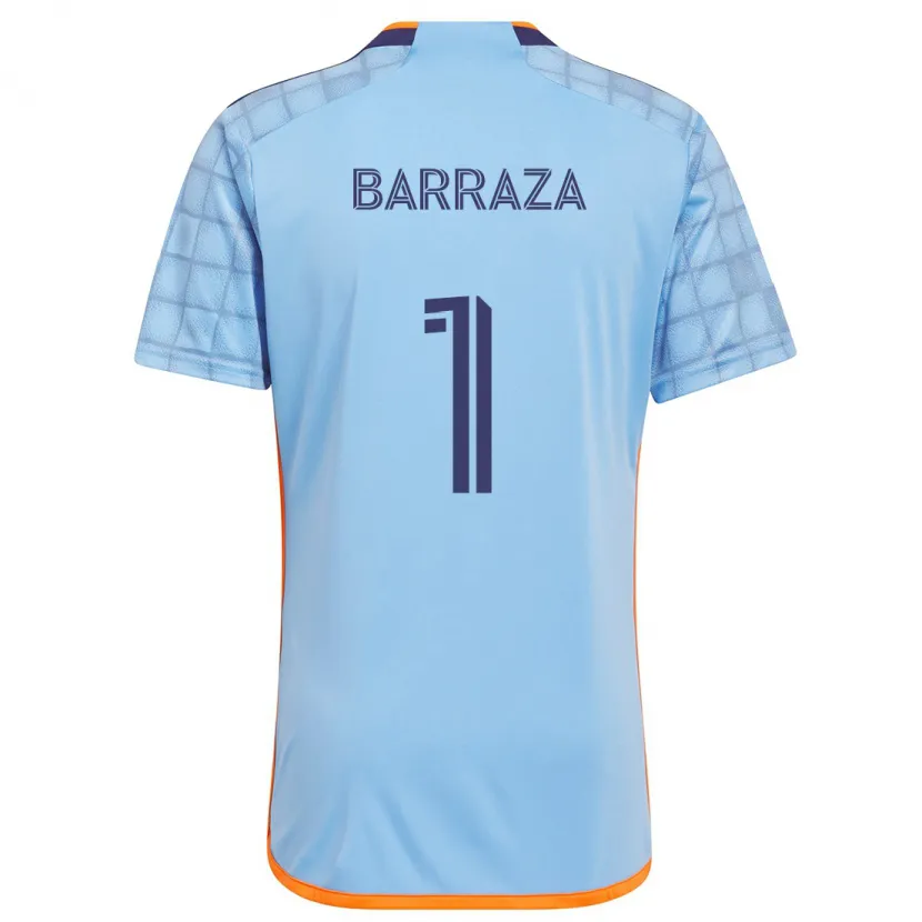 Danxen Kinder Luis Barraza #1 Blau Orange Heimtrikot Trikot 2024/25 T-Shirt