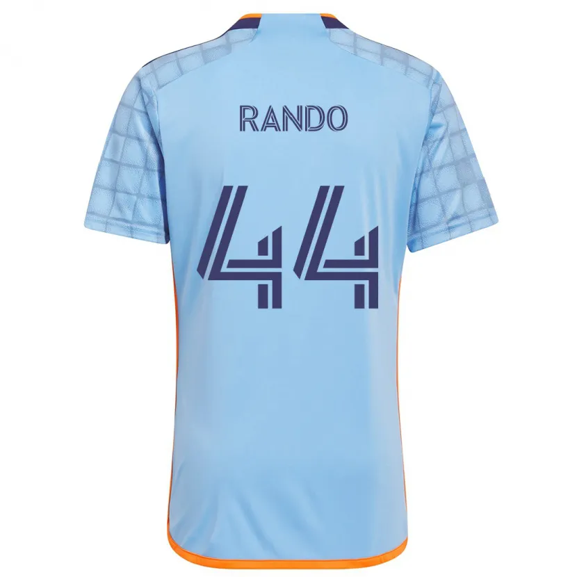 Danxen Kinder Alex Rando #44 Blau Orange Heimtrikot Trikot 2024/25 T-Shirt