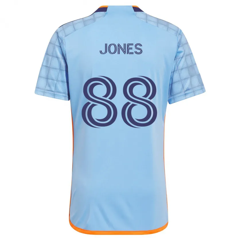 Danxen Kinder Malachi Jones #88 Blau Orange Heimtrikot Trikot 2024/25 T-Shirt