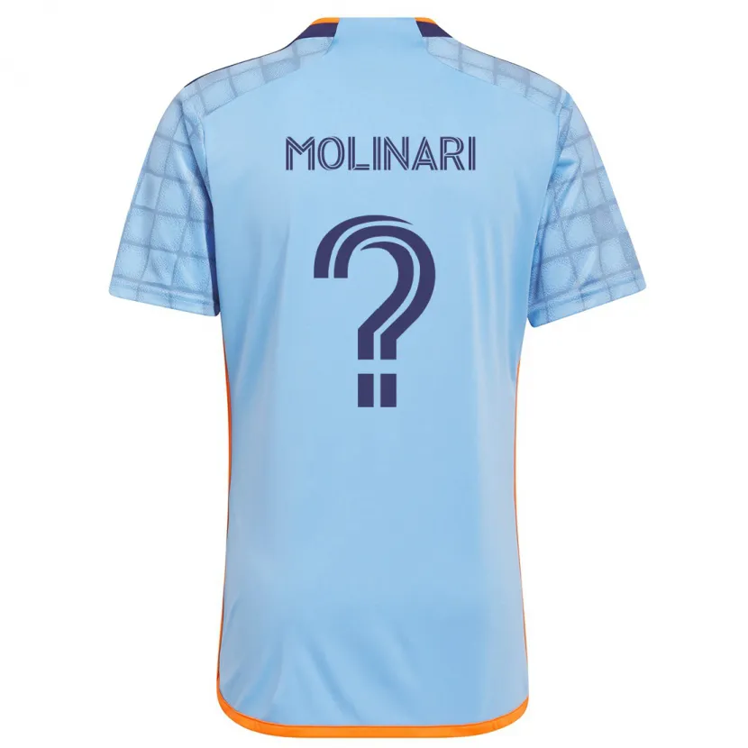 Danxen Kinder Peter Molinari #0 Blau Orange Heimtrikot Trikot 2024/25 T-Shirt