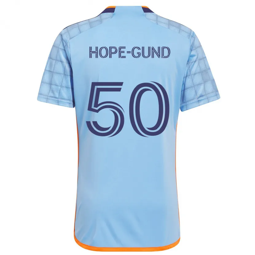 Danxen Kinder Kofi Hope-Gund #50 Blau Orange Heimtrikot Trikot 2024/25 T-Shirt