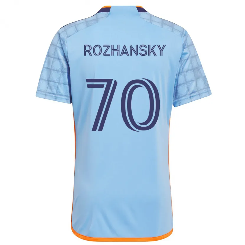 Danxen Kinder Jake Rozhansky #70 Blau Orange Heimtrikot Trikot 2024/25 T-Shirt