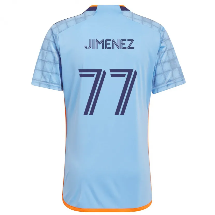 Danxen Kinder Jonathan Jiménez #77 Blau Orange Heimtrikot Trikot 2024/25 T-Shirt