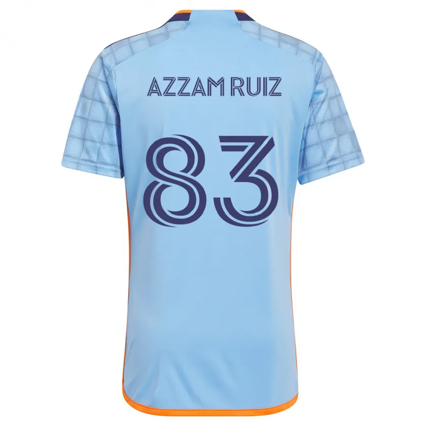 Danxen Kinder Camil Azzam Ruiz #83 Blau Orange Heimtrikot Trikot 2024/25 T-Shirt