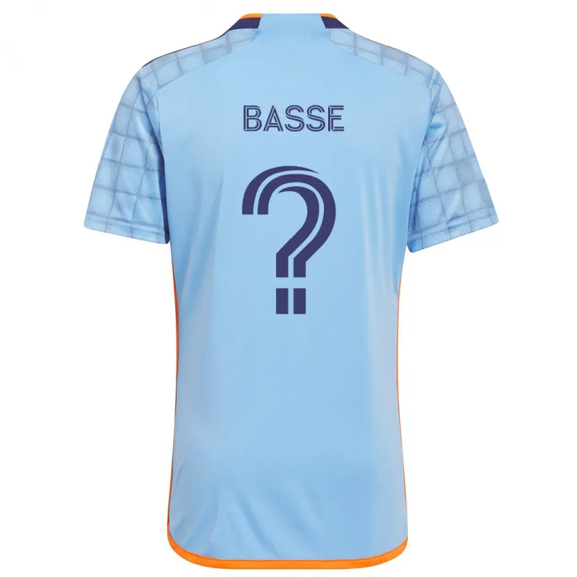 Danxen Kinder Adam Basse #0 Blau Orange Heimtrikot Trikot 2024/25 T-Shirt