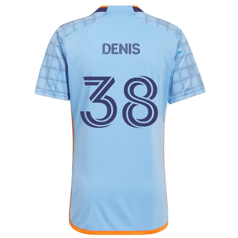 Danxen Kinder John Denis #38 Blau Orange Heimtrikot Trikot 2024/25 T-Shirt