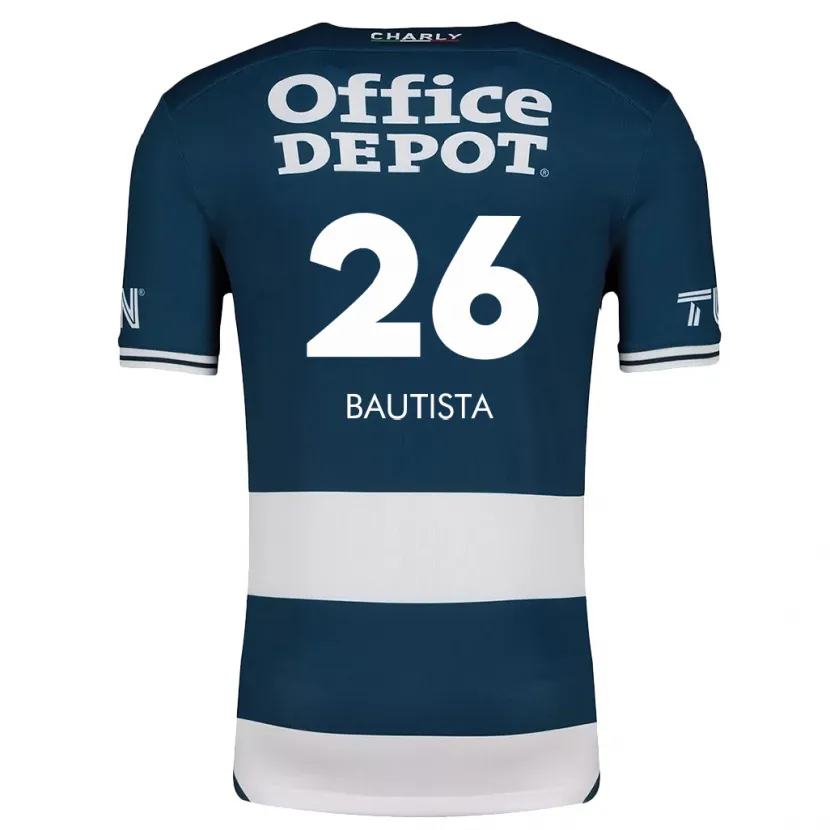 Danxen Kinder Alán Bautista #26 Blau Weiss Heimtrikot Trikot 2024/25 T-Shirt