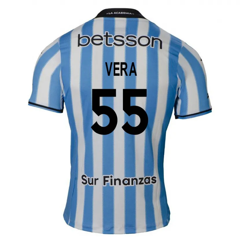 Danxen Kinder Santino Vera #55 Blau Weiß Schwarz Heimtrikot Trikot 2024/25 T-Shirt