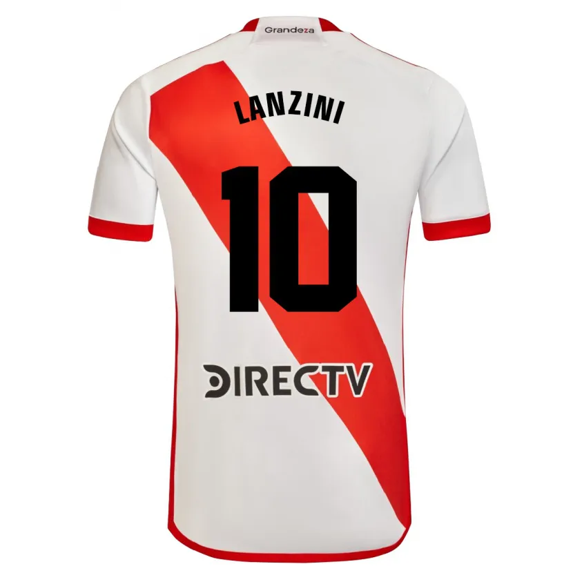 Danxen Kinder Manuel Lanzini #10 Weiß Rot Heimtrikot Trikot 2024/25 T-Shirt