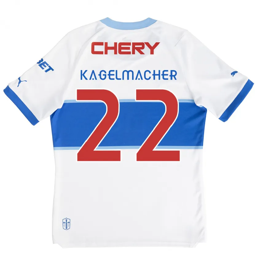 Danxen Kinder Gary Kagelmacher #22 Weiß Blau Heimtrikot Trikot 2024/25 T-Shirt