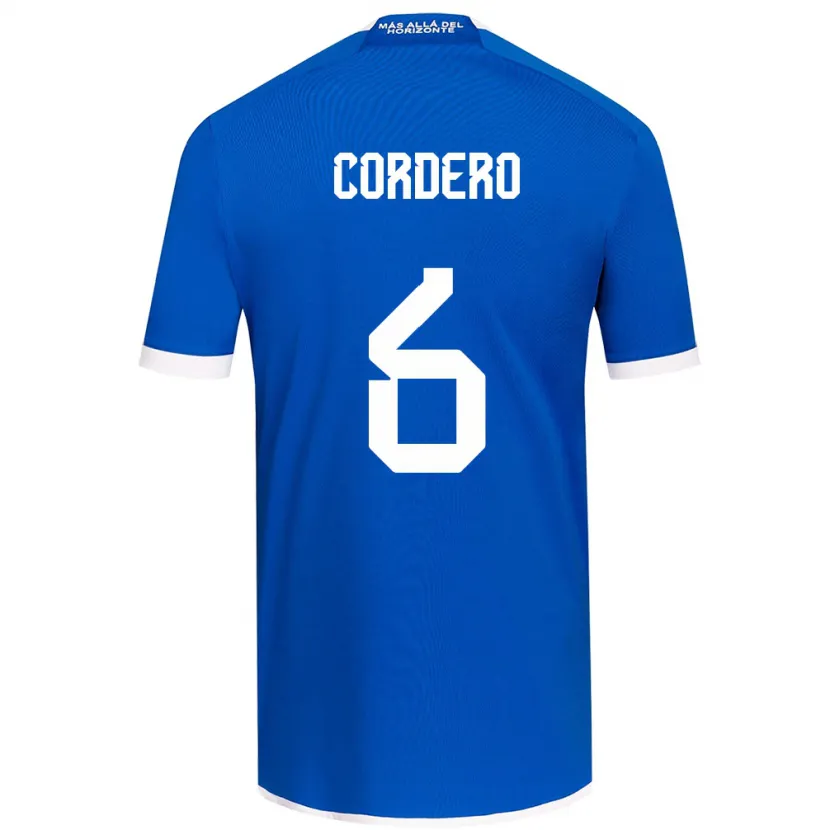 Danxen Kinder Renato Cordero #6 Blau Weiss Heimtrikot Trikot 2024/25 T-Shirt