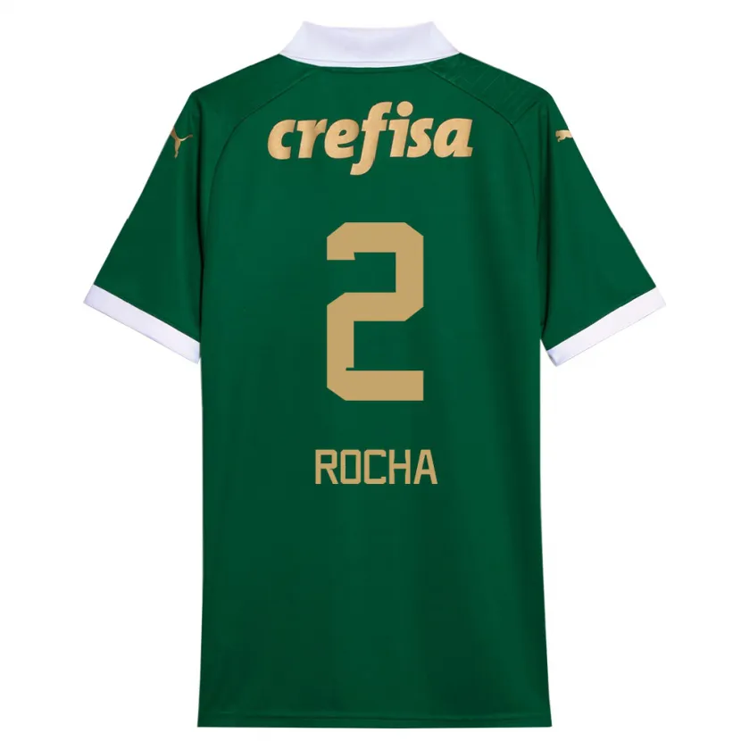 Danxen Kinder Marcos Rocha #2 Grün Weiß Heimtrikot Trikot 2024/25 T-Shirt