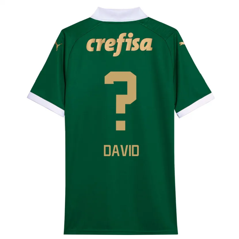 Danxen Kinder David #0 Grün Weiß Heimtrikot Trikot 2024/25 T-Shirt