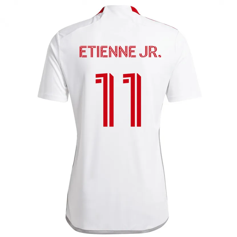 Danxen Kinder Derrick Etienne Jr. #11 Weiß Rot Auswärtstrikot Trikot 2024/25 T-Shirt