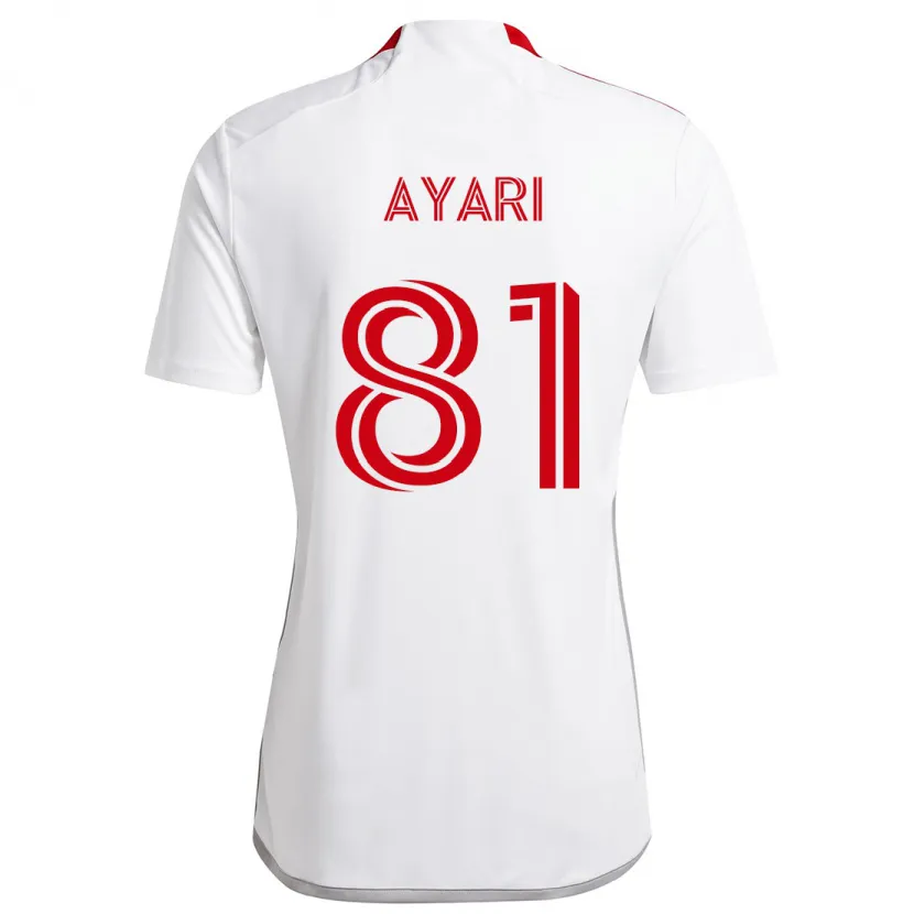 Danxen Kinder Hassan Ayari #81 Weiß Rot Auswärtstrikot Trikot 2024/25 T-Shirt