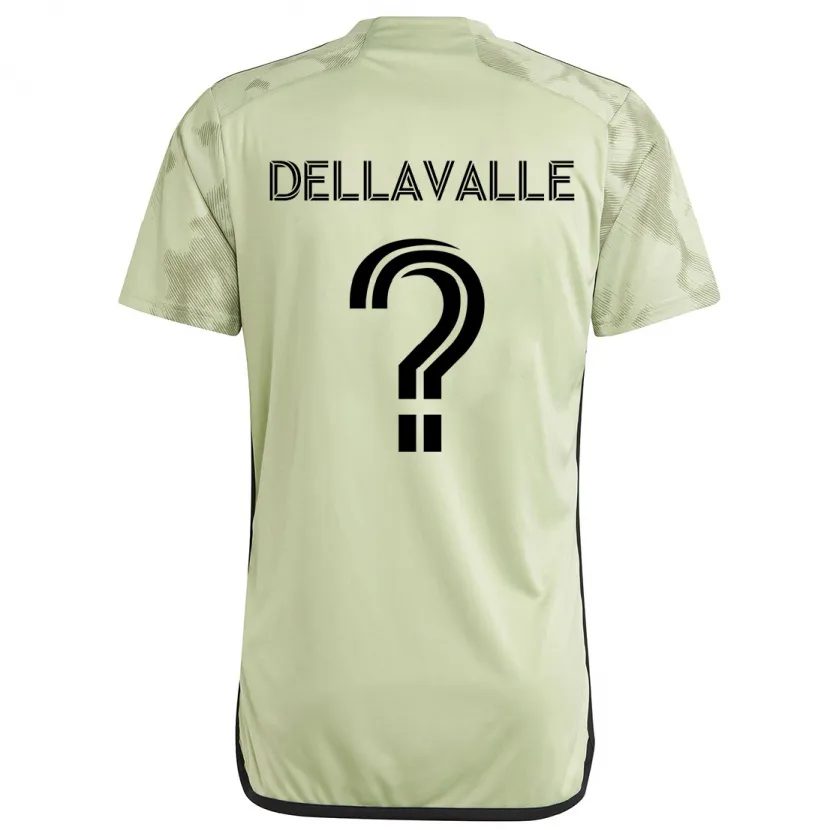 Danxen Kinder Lorenzo Dellavalle #0 Hellgrün Auswärtstrikot Trikot 2024/25 T-Shirt