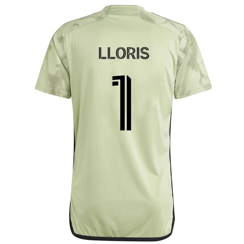 Danxen Kinder Hugo Lloris #1 Hellgrün Auswärtstrikot Trikot 2024/25 T-Shirt