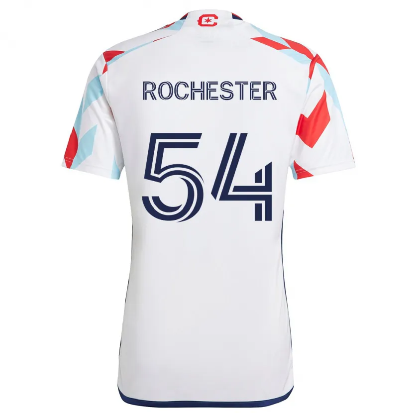 Danxen Kinder Lamonth Rochester #54 Weiß Rot Blau Auswärtstrikot Trikot 2024/25 T-Shirt