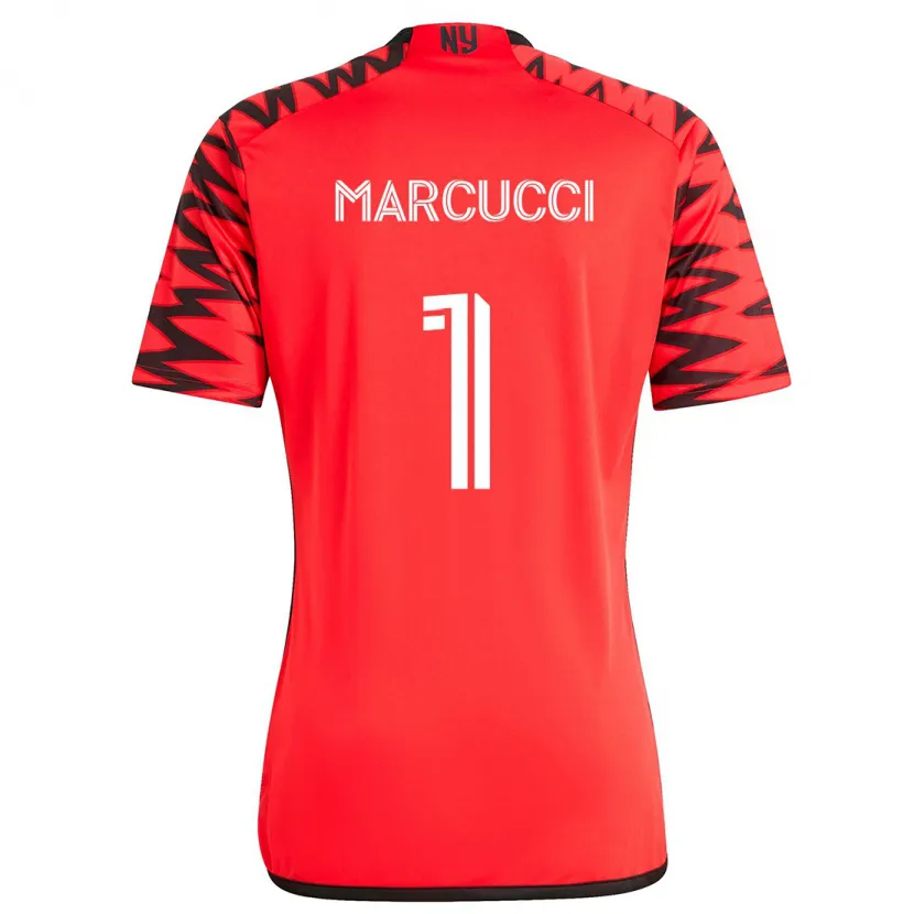 Danxen Kinder Aj Marcucci #1 Rot Schwarz Weiß Auswärtstrikot Trikot 2024/25 T-Shirt