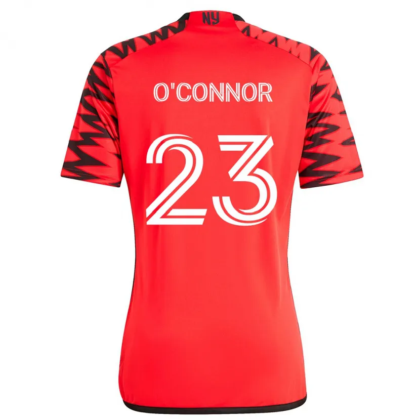 Danxen Kinder Aidan O'connor #23 Rot Schwarz Weiß Auswärtstrikot Trikot 2024/25 T-Shirt