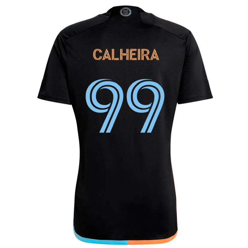 Danxen Kinder Taylor Calheira #99 Schwarz Orange Blau Auswärtstrikot Trikot 2024/25 T-Shirt