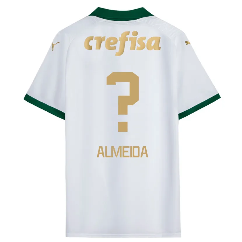 Danxen Kinder Pedro Almeida #0 Weiß Grün Auswärtstrikot Trikot 2024/25 T-Shirt