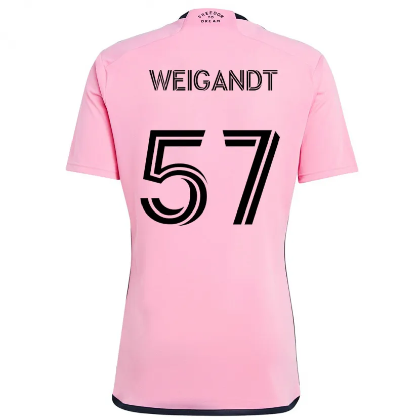 Danxen Herren Marcelo Weigandt #57 Rosa Heimtrikot Trikot 2024/25 T-Shirt